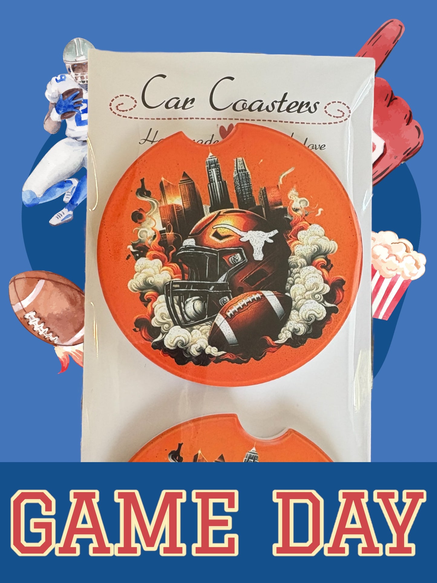 Ceramic Car Coasters