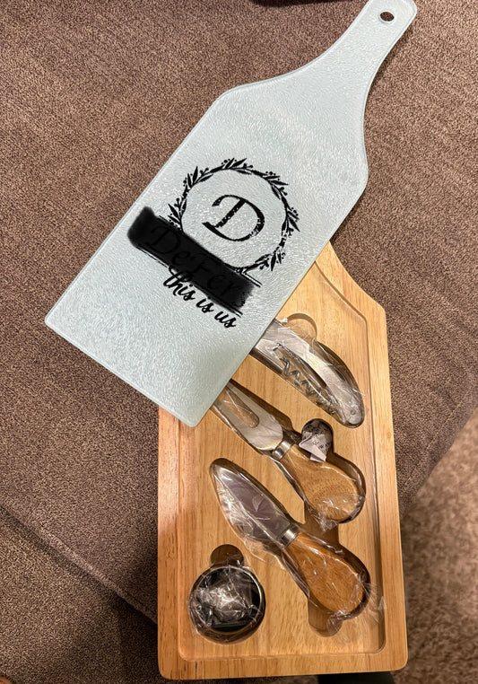 Wine and Cheese Board