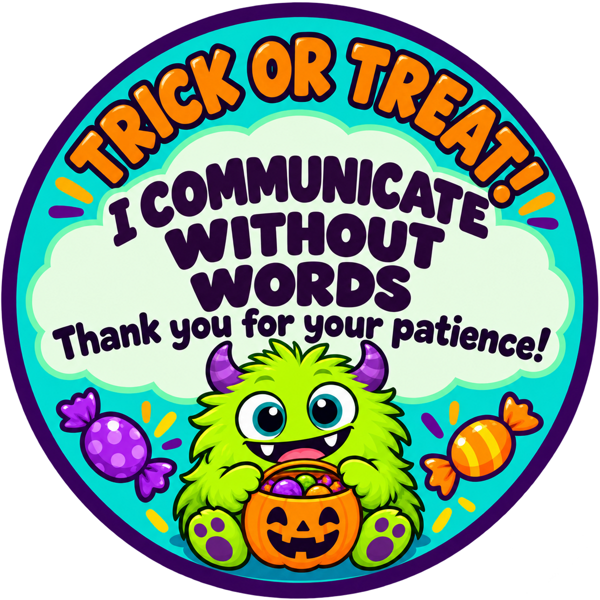 Candy Monster – I Communicate Without Words